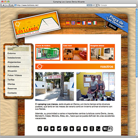 Diseño Web Camping